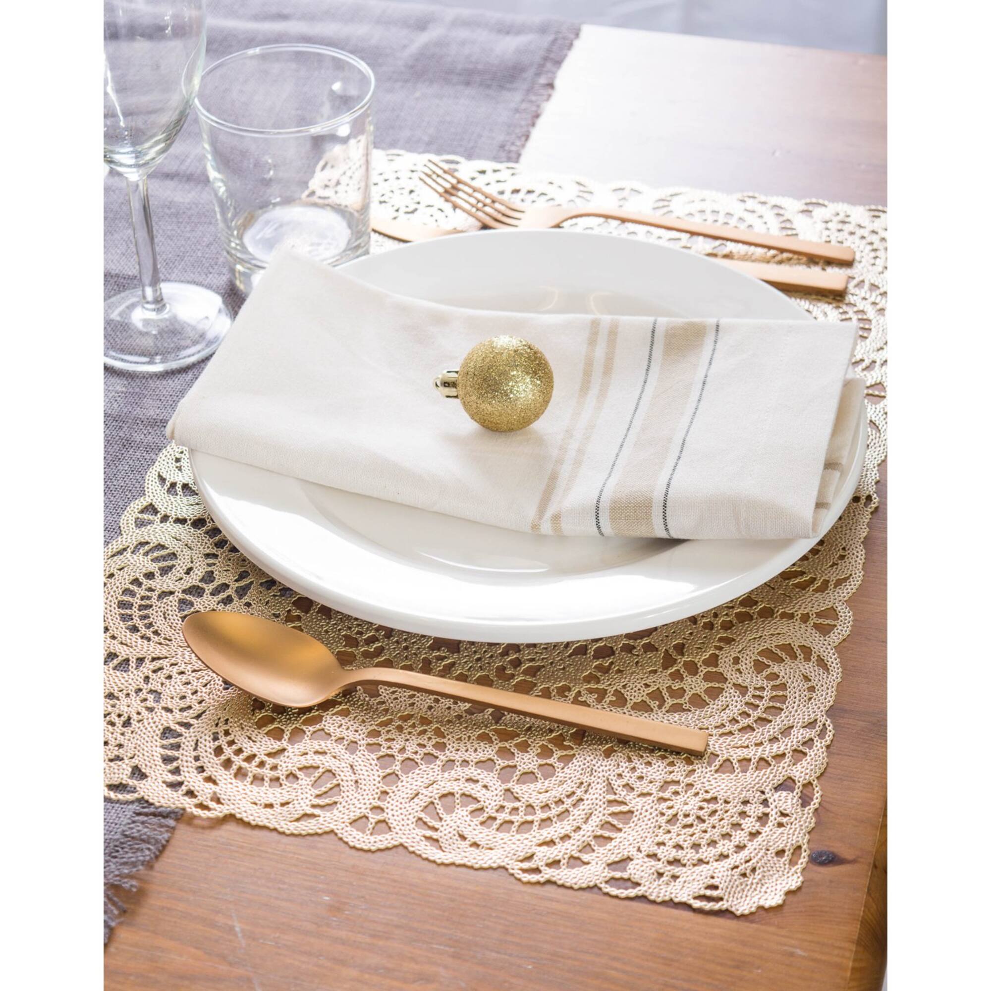 DII® French Stripe Cloth Dinner Napkins